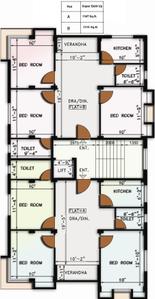 Project Image of 1315.0 - 1347.0 Sq.ft 3 BHK Apartment for buy in Purti Regency
