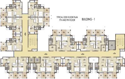 Project Image of 1435 Sq.ft 3 BHK Apartment / Flat for sale in Keshav Nagar for Rs. 11900000