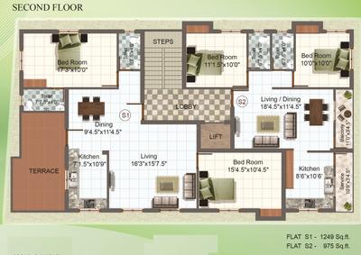 Project Image of 613.0 - 1249.0 Sq.ft 1 BHK Apartment for buy in Rayan Bhagyam