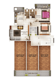 Project Image of 0.0 - 1150.0 Sq.ft 2 BHK Apartment for buy in SG Mrignayani Enclave