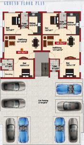 Project Image of 948.0 - 1054.0 Sq.ft 2 BHK Apartment for buy in Deepakam Greens