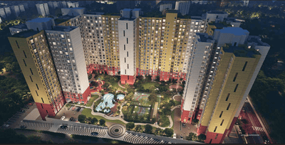 Project Image of 438.0 - 1177.0 Sq.ft 1 BHK Apartment for buy in Hubtown Rising City