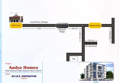 Project Image of 1555.0 - 18621.57 Sq.ft 3 BHK Apartment for buy in M R Aadya Homes