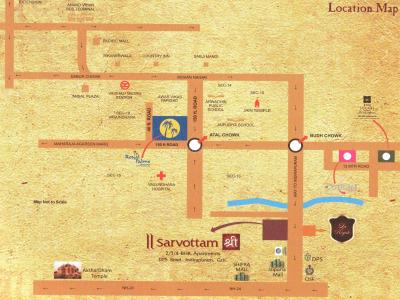 Project Image of 1150.0 - 2195.0 Sq.ft 2 BHK Apartment for buy in Sarvottam Shree