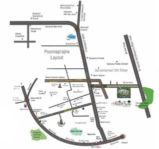 Project Image of 1530 Sq.ft 3 BHK Apartment / Flat for sale in RR Nagar for Rs. 15500000