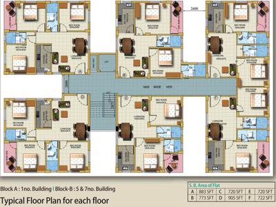 Project Image of 702.0 - 905.0 Sq.ft 2 BHK Apartment for buy in Pushppalki Sridhar Vihar