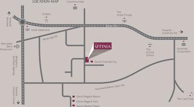 Project Image of 728.0 - 1739.0 Sq.ft 2 BHK Apartment for buy in Gera Affinia