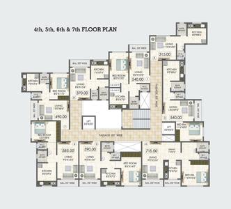 Project Image of 315.0 - 860.0 Sq.ft 1 RK Apartment for buy in Fortune Heights