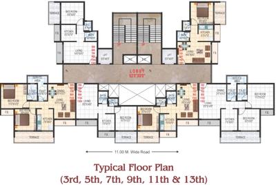 Project Image of 165.0 - 418.0 Sq.ft 1 BHK Apartment for buy in LK Exotica
