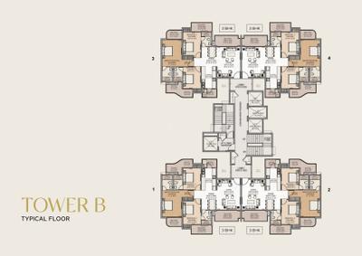 Project Image of 1932.0 - 2625.0 Sq.ft 3 BHK Apartment for buy in Eternia