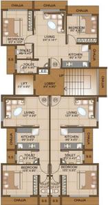 Project Image of 421.0 - 550.0 Sq.ft 1 BHK Apartment for buy in SP Krishna Heights