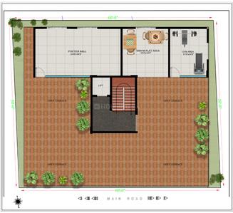 Project Image of 1420.0 - 1480.0 Sq.ft 3 BHK Apartment for buy in Grandoor Platinum Square