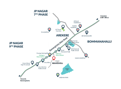 Project Image of 1190.0 - 1795.0 Sq.ft 2 BHK Apartment for buy in Sipani Pennantia