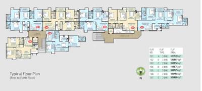 Project Image of 1055.0 - 1603.0 Sq.ft 2 BHK Apartment for buy in Manglam Kanak Residency