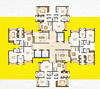 Project Image of 370.28 - 425.17 Sq.ft 1 BHK Apartment for buy in Raunak Bliss Phase A A3