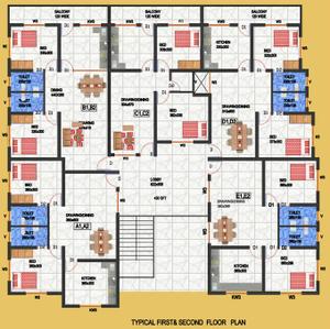 Project Image of 712.0 - 825.0 Sq.ft 2 BHK Apartment for buy in Nucleus White Rose