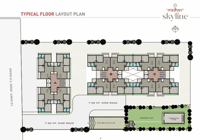 Project Image of 763.7 - 852.07 Sq.ft 2 BHK Apartment for buy in Madhav Skyline