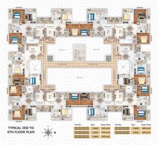 Project Image of 1242.0 - 1679.0 Sq.ft 2 BHK Apartment for buy in Royal Heights