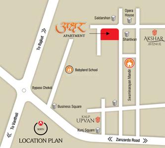 Project Image of 593.2 - 830.87 Sq.ft 2 BHK Apartment for buy in Akshar Akshardwar Apartment
