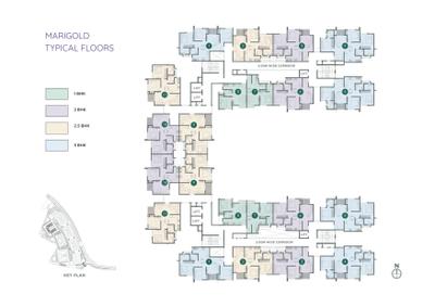 Project Image of 628.0 - 1389.0 Sq.ft 1 BHK Apartment for buy in Embassy Verde