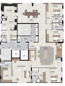 Project Image of 2053.0 - 4245.0 Sq.ft 3 BHK Apartment for buy in Etica Malar MRC Nagar