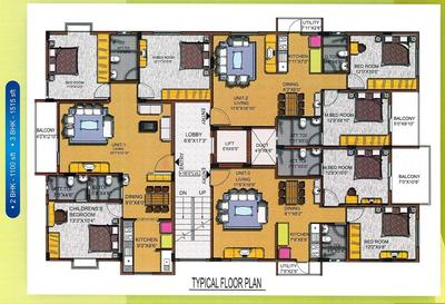 Project Image of 1100.0 - 1850.0 Sq.ft 2 BHK Apartment for buy in GM Sabha Pearl
