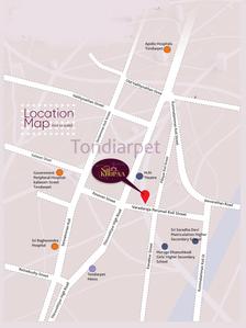Elite Sai Krupaa Location Plan 1