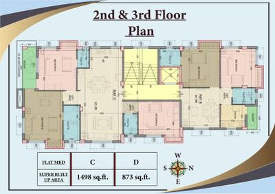Project Image of 1241.0 - 1498.0 Sq.ft 3 BHK Apartment for buy in Sun Glee