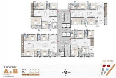Project Image of 2200.0 - 4150.0 Sq.ft 3 BHK Apartment for buy in Trishala Trilok