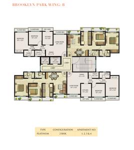 Project Image of 630.0 - 1350.0 Sq.ft 1 BHK Apartment for buy in Ekta Parksville Phase III
