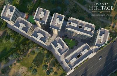 Project Image of 607.19 - 632.6 Sq.ft 2 BHK Apartment for buy in Rudra Rivanta Heritage