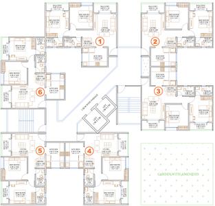 Project Image of 496.43 - 608.7 Sq.ft 1 BHK Apartment for buy in Roshan Milestone Wing E