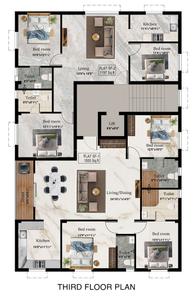 Project Image of 827.0 - 1555.0 Sq.ft 2 BHK Apartment for buy in MS Charans Elite