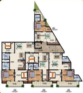 Project Image of 700.0 - 1750.0 Sq.ft 1 BHK Builder Floor for buy in Trivor Urbaina Luxury Avenue