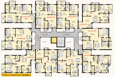 Project Image of 967.0 - 1342.0 Sq.ft 2 BHK Apartment for buy in BSR GLN Residency