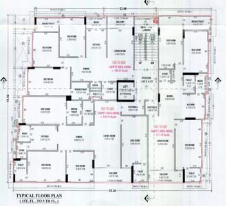 Project Image of 1100.83 - 1497.26 Sq.ft 3 BHK Apartment for buy in Dhanlaxmi Sanjh