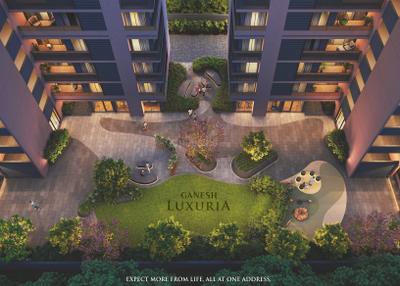 Project Image of 0.0 - 1082.63 Sq.ft 3 BHK Apartment for buy in Ganesh Luxuria