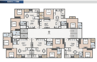 Project Image of 582.97 - 856.59 Sq.ft 2 BHK Apartment for buy in Shri Hari Pratham Platinam