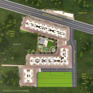 Project Image of 665.1 - 881.35 Sq.ft 2 BHK Apartment for buy in Vedant Kingston Aura Wing F and G