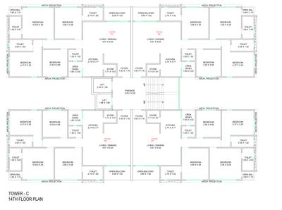 Project Image of 1504.9 - 1793.27 Sq.ft 4 BHK Apartment for buy in Samanvay Campus