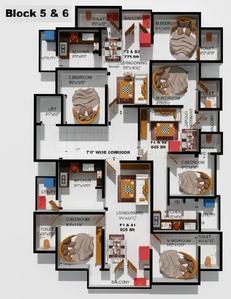 Project Image of 685.0 - 1240.0 Sq.ft 2 BHK Apartment for buy in The Nest Ippo