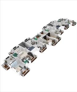 Project Image of 1135.0 - 1150.0 Sq.ft 2 BHK Apartment for buy in Estilo Patio Chrysanthe Suits II