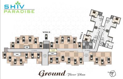 Project Image of 254.46 - 563.0 Sq.ft 1 BHK Apartment for buy in Shiv Paradise Wing A And B