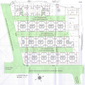B R Shree Ranga Residency Apartment Layout Plan 1