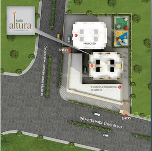 Project Image of 479.32 - 563.49 Sq.ft 2 BHK Apartment for buy in Sainath Kundan Altura Building B