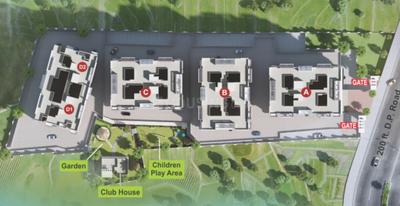 Project Image of 473.61 - 606.44 Sq.ft 2 BHK Apartment for buy in Lunkad Amrutdhara A Building