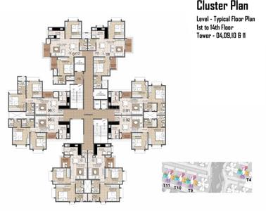 Project Image of 572.0 - 988.0 Sq.ft 1 BHK Apartment for buy in Prestige Primrose Hills Ph I