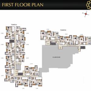 Project Image of 1700.0 - 2443.0 Sq.ft 3 BHK Apartment for buy in Casagrand Flamingo