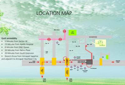 Project Image of 565.0 - 1265.0 Sq.ft 1 BHK Apartment for buy in Amrapali Hanging Gardens