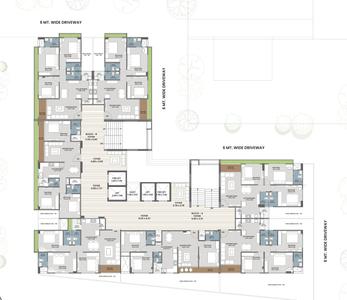 Project Image of 782.97 - 968.11 Sq.ft 3 BHK Apartment for buy in Sarvasva Abode